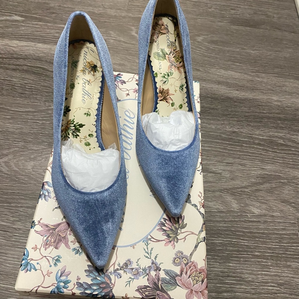 Nicola Bathie for Antonio Melani Velvet Women's  Shoes